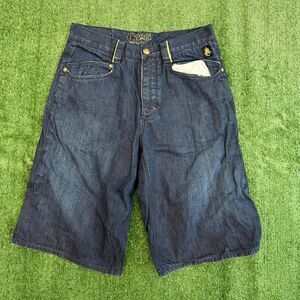Coogi Men's Navy and Blue Shorts